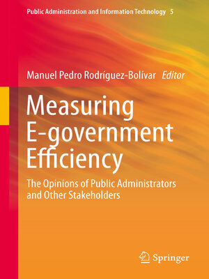 cover image of Measuring E-government Efficiency
